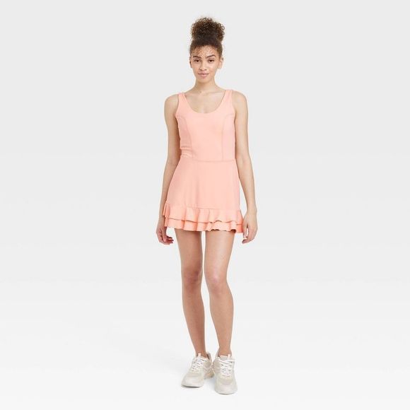JoyLab Peach Sleeveless Dress - Picture 1 of 2